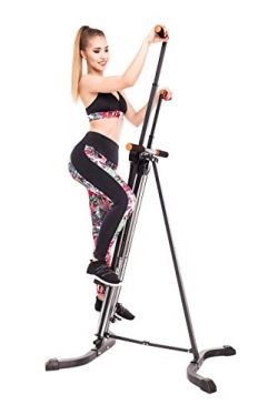 FEIERDUN Vertical Climber Exercise Machine Full Total Body Workout Fitness Folding Climbing Card ...