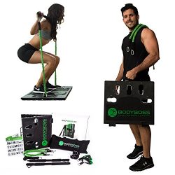 BodyBoss Home Gym 2.0 – Full Portable Gym Home Workout Package + Set Of Resistance Bands & ...