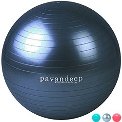 Exercise Stability Ball By Pavandeep 2000lbs Anti Burst Balls for Fitness Pilates Yoga Gym, Use  ...