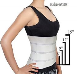 Abdominal Binder Waist Trainer, Waist Trimmer, Support Post-Operative, Post Pregnancy And Abdomi ...