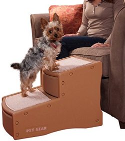 Pet Gear Easy Step II Pet Stairs, 2-step/for Cats and Dogs up to 150-pounds, Cocoa