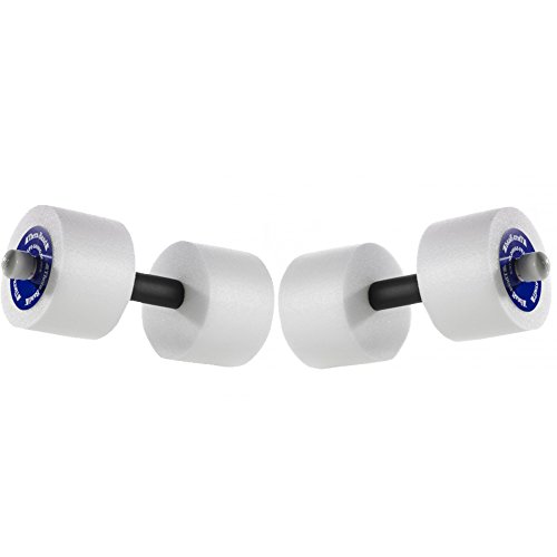 TheraBand Water Weights, Set of Aquatic Hand Bars for Pool Fitness, Dumbbell Weight with Padded ...