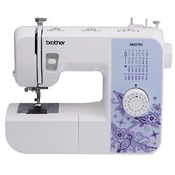 Brother XM2701 Lightweight, Full-Featured Sewing Machine with 27 Stitches, 1-Step Auto-Size Butt ...