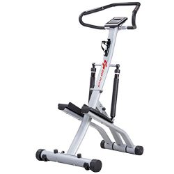 Goplus Folding Climbing Stepper Machine with Handle Bar and Bottle Holder Fitness Exercise Worko ...