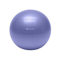 Gaiam Total Body Balance Ball Kit – Includes 55cm Anti-Burst Stability Exercise Yoga Ball, ...