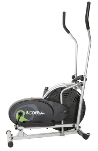 Body Rider Fan Elliptical Trainer with Air Resistance System, Adjustable Levels and Easy Computer