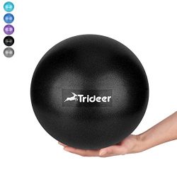 Mini Exercise Ball, Barre Ball, 9 Inch Small Bender Ball, Pilates, Yoga, Core Training and Physi ...