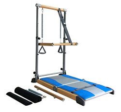 Beverly Hills Fitness Supreme Pilates Pro SPP089 with Ballet Barre Toning Tower, Yoga Pad, and D ...