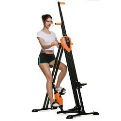 Anfan Vertical Climber, Fitness Climbing Machine, Folding Cardio Stair Exercise Step Machine for ...