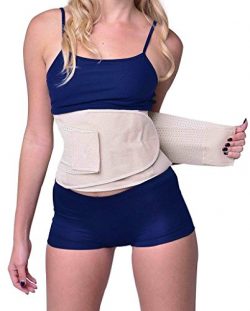 YIANNA Waist Trimmer Belt Weight Loss Wrap Stomach Fat Burner Low waist and back support Adjusta ...