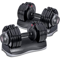 Merax Deluxe 71.5 Pounds Adjustable Dial Dumbbell (Pair Set)