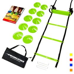 AGILITY LADDER & CONES by FireBreather. Powerful Training Equipment to Boost Performance and ...