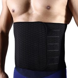 Hero Selected Sweat Waist Trimmer, Neoprene Waist trainer Adjustable Widened Ab Belt for Men-Wei ...