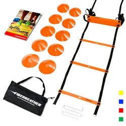 AGILITY LADDER & CONES by FireBreather. Powerful Training Equipment to Boost Performance and ...