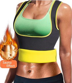 LODAY Women Slimming Body Shaper Weight Loss Sweat Belt Neoprene Sauna Waist Trainer Corset Trim ...