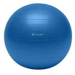 Gaiam Total Body Balance Ball Kit – Includes 75cm Anti-Burst Stability Exercise Yoga Ball, ...