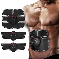 Ankuka Abdominal Muscle Toner, EMS Stimulator Portable ABS Muscle Toning Trainer Belt for Abdome ...