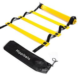 Hippibela Agility Ladder – Durable Training Ladders for Soccer, Speed, Football with Carry ...