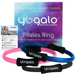 Pilates Ring – Toning, Sculpting, Strength and Flexibility, Power Resistance Exercise Circ ...