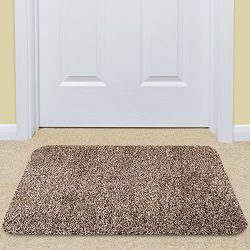 Large Indoor Doormat Super Absorbs Mud Mat Latex Backing Non Slip Door Mat for Front Door Inside ...