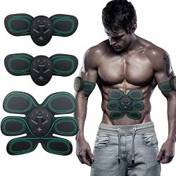 Maison-Market Abdominal Muscle Trainer,EMS Abs Toner Fitness Slimming Body Sculptor Muscle Train ...