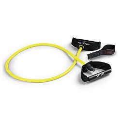 SPRI Xertube Resistance Band w/ Door Attachment, Yellow, Very Light