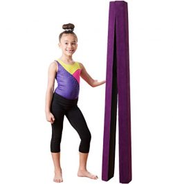 Foam Folding Gymnastics Balance Beam: Low Profile, Soft, Padded Floor Gymnastics Equipment | Sue ...