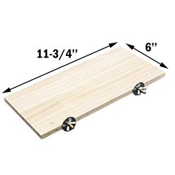 Natural Wood Stand Platform 6‘’x12” For Hamster Mice Chinchilla Chipmunk, Small Animals Ha ...