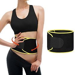 Magland Sweat Waist Trimmer, Neoprene Waist Trainer Belt for Women Weight Loss and Slim Waist li ...