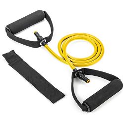 Tribe Single Resistance Band, Fitness Bands – With Door Anchor, Handles, Ankle Straps R ...