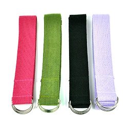 HuaYang D-Ring Yoga Pilates Belt Strap Band Equipment Waist Leg Exercise Fitness Figure Props(Ar ...