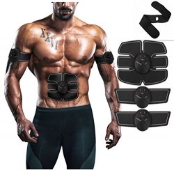 Muscle Toner, Muscle Trainer, EMS Abdominal Muscle Stick, Wireless Remote Control Abdominal Musc ...