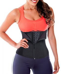 Waist Trainer Corset Weight Loss Workout Body Shapers Latex Shapewear Trimmer Black XL