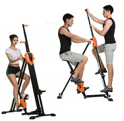 Korie Vertical Climber Machine – Foldable 2 in 1 Stair Climber Machine – Adjustable  ...