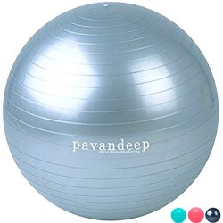 Exercise Stability Ball By Pavandeep 2000lbs Anti Burst Balance Balls for Fitness Pilates Yoga G ...