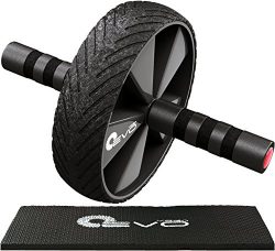 Yoga EVO Ab Wheel Kit for Ab Workout – Core Wheel and Knee Pad Set for Abdominal Training  ...