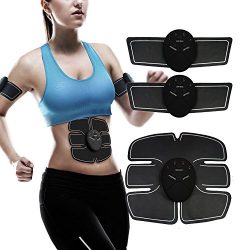 Alferdo ABS Stimulator Muscle Trainer Toner – Ultimate Abdominal Toning Belt Portable Unis ...