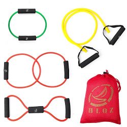 Leesion Resistance band resistance tube rehabilitation band sports belt Pilates fitness equipmen ...