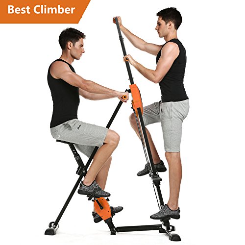 Tomasar Vertical Climber Machine Folding Stepper Exercise Machine for Home Gym Fitness Workout & ...