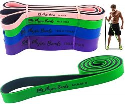 Physix Gear Pull Up Assist Bands – Best Heavy Duty Resistance Band for Assisted Pullups, M ...