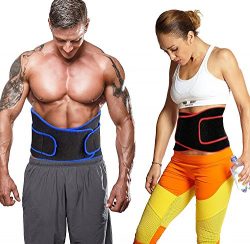 VENAS Waist Trimmer Belt Adjustable Slimmer Kit Weight Loss Wrap Stomach Fat Burner Low Back and ...