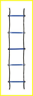 Champion Sports Sectioned Agility Ladder Set, Red/Yellow/Blue/Green, 6.5″ x 16″ Wide