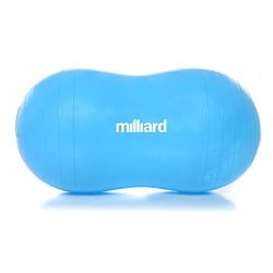 Milliard Anti-Burst Peanut Ball Approximately 31×15″ (80x40cm) Physio Roll for Exerci ...