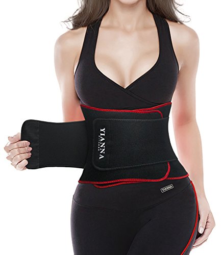 YIANNA Waist Eraser – Back Double Support Waist Trimmer Belt Adjustable Abdominal Trainer ...