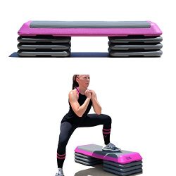 One Strong Southern Girl Workout Stepper with Extra Risers-Perfect for Body Pump and Aerobics (Pink)