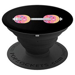 Dumbbells Donuts Weightlifting Funny Gym Workout – PopSockets Grip and Stand for Phones an ...