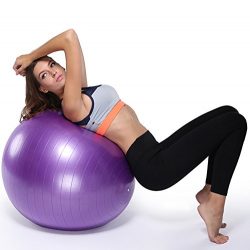 RainLeaf Anti-Burst Balance ball Non-Slip Exercise Ball-Hold 2000lbs Static Strength Yoga Ball-P ...