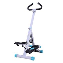 Soozier Adjustable Twist Stepper AB Body Workout Machine Aerobic Fitness Exercise w/Handle Bar a ...