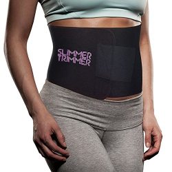 Slimmer Trimmer PREMIUM Waist Trimmer – Weight Loss Sweat Belt Waist Trainer for Women &am ...