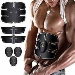 Mice Mark ABS Stimulator a Muscle Toner & Wireless Trainer, Abdominal Toning Belt with 6 EMS ...